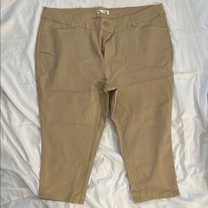 Madison Tan Capris